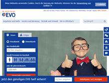 Tablet Screenshot of evo-ag.de